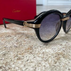 Cartier Sunglasses in Black and Gold